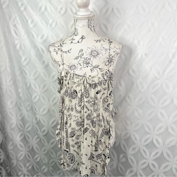 Iro Bamare Paisley Print  Flowy Georgette Camisole Size 2 NWT $185 - Picture 7 of 13